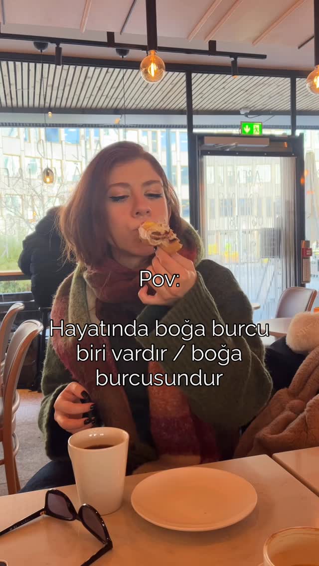 Hiçbir burca inanmasanız bile, boğa burcuna inanmasanız bile, bütün boğaların yemeyi içmeyi sevdiklerine (bi de üstüne etrafına da yedirdiklerine) inanabilirsiniz ✍️ 

Not: aksiyle hiç karşılaşmadım. Karşılaşan varsa bildirsin🤝